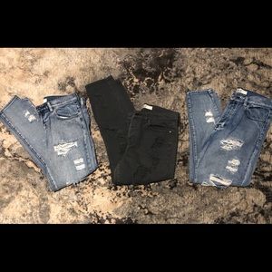Bundle of Brandy Melville jeans *different sizes